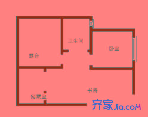 江南青年城戶型圖戶型圖 4室 
