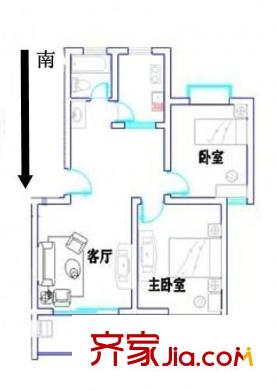 江南青年城戶(hù)型圖戶(hù)型圖 2室 2室2廳1衛(wèi)1廚