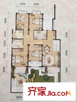 大地伊特花園戶型圖戶型圖7室 7室