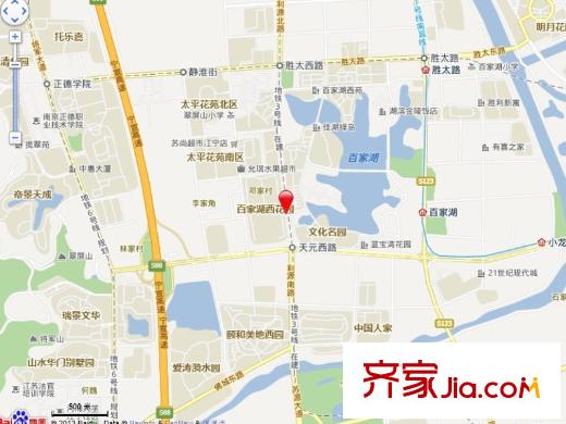 百家湖花園倫敦城交通圖