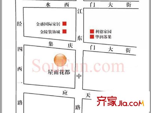 星雨華府交通圖