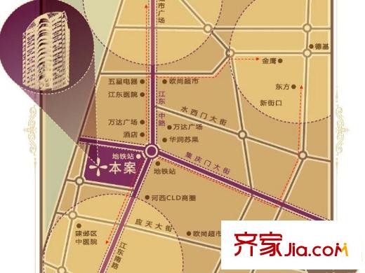 星雨華府交通圖