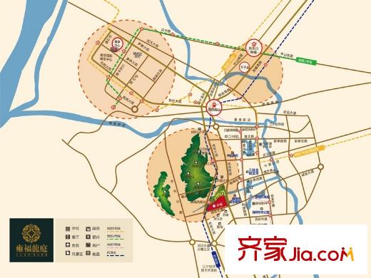 雍福龍庭小區(qū)區(qū)位圖
