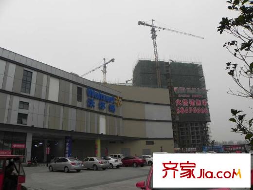 旭日愛上城1-4區(qū)配套圖東北500米沃爾瑪（2011.12.06）