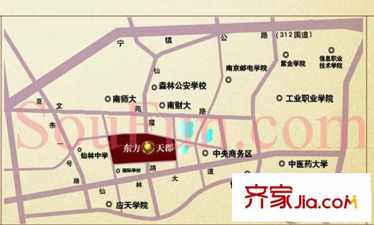 東方天郡交通圖