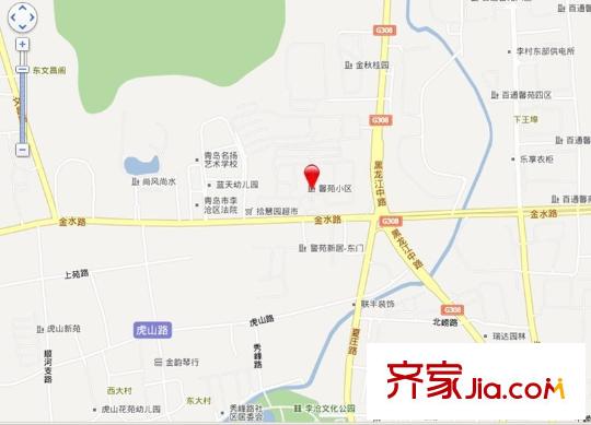 馨苑小區(qū)交通圖