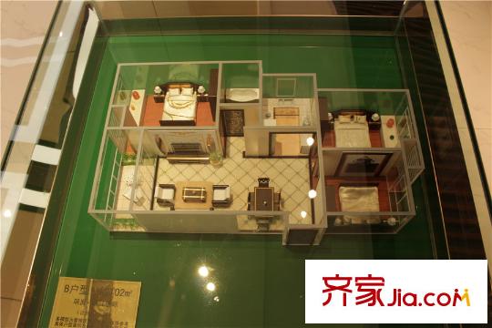 明發(fā)珠江國際項目一期標(biāo)準(zhǔn)層B戶型 3室2廳1衛(wèi)1廚