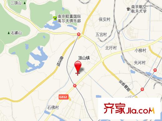 觀山悅項目交通圖