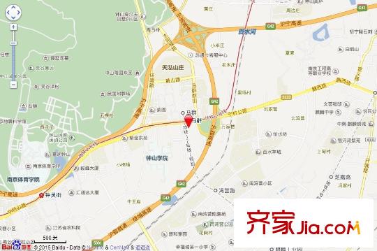 中垠紫金觀邸項(xiàng)目交通圖