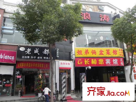 翠屏托樂嘉小區(qū)內(nèi)部商業(yè)街（2011.12）