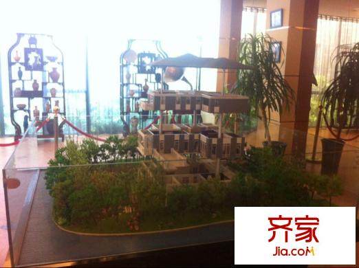 陽明山莊售樓處沙盤圖（2014-7-18）