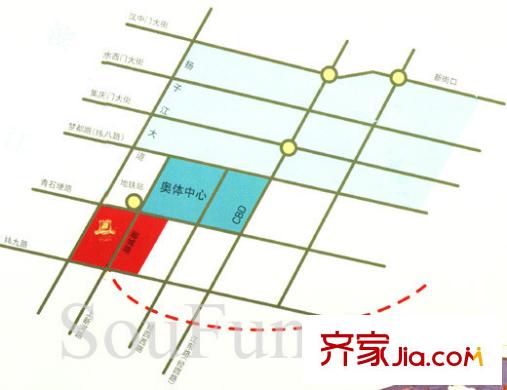 酈城御園交通圖