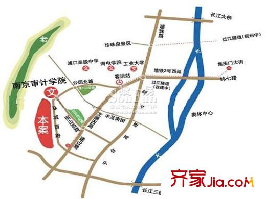 雨山美地交通圖