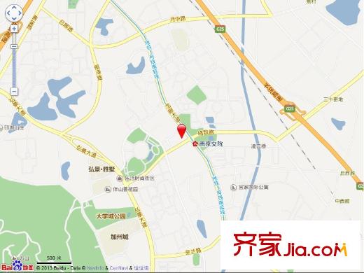 協(xié)眾水岸風(fēng)華交通圖