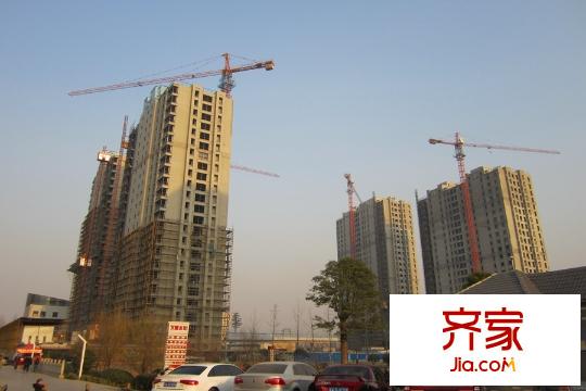 協(xié)眾水岸風(fēng)華項目工地實景（2015-1-8）