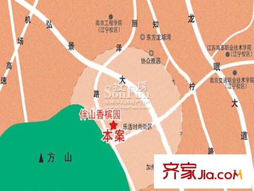 伴山香檳園交通圖