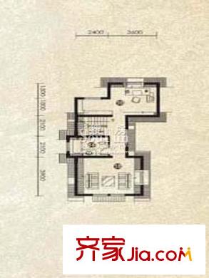 東墅山莊英郡華府一期別墅四層B2-2戶型 5室4廳4衛(wèi)1廚