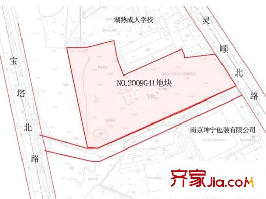 恒建金陵美域區(qū)位圖