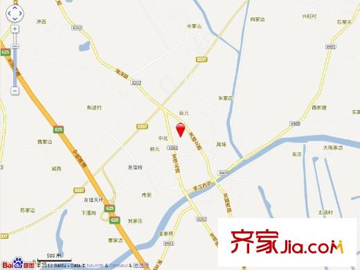 恒建金陵美域交通圖