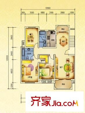天澤苑B2 3室2廳2衛(wèi)1廚