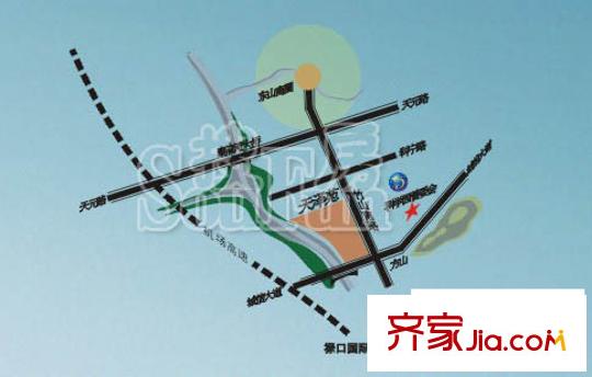 天澤苑交通圖