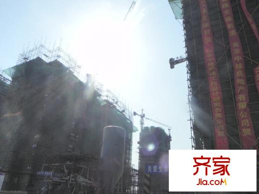 牧龍湖壹號(hào)建筑工程進(jìn)度（2013.10.23）