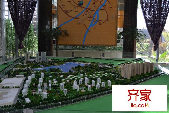公園壹號售樓處沙盤（2015-03-16）