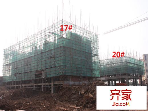 江岸景城工程進(jìn)度17#、20#（2014-08-21）