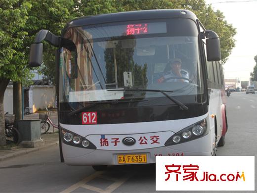 江岸景城項(xiàng)目附近612路公交車（2014-08-21）