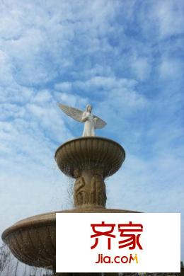 那香海國際旅游度假區(qū)藍(lán)天白云噴泉實(shí)景（2015-01-05）