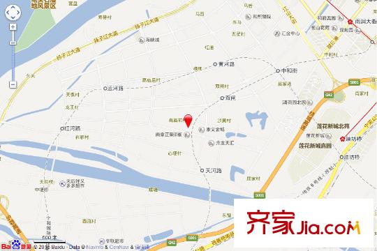 朗詩熙華府項(xiàng)目電子區(qū)位圖