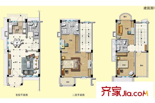 碧桂園歐洲城劍橋郡G116戶型 3室2廳3衛(wèi)1廚