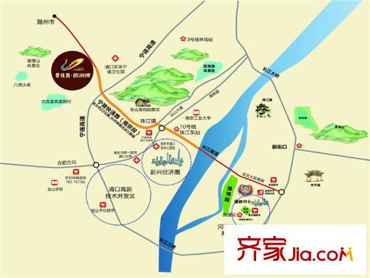 碧桂園歐洲城區(qū)位圖