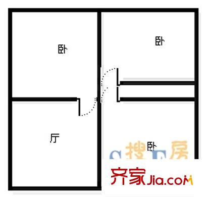 瑞源名嘉城 3室 戶型圖