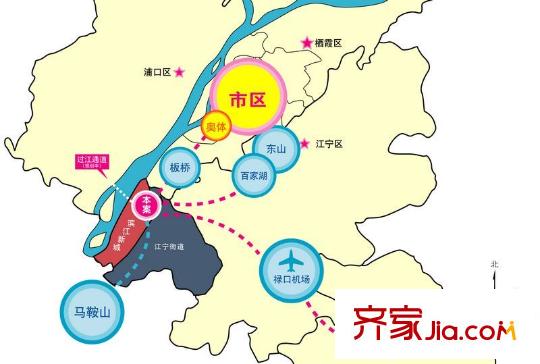 新理想家項(xiàng)目區(qū)位圖