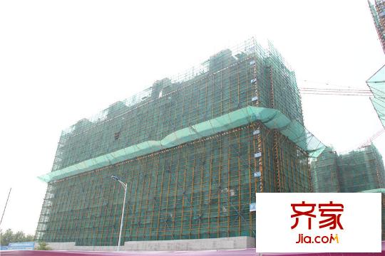 招商方山里花園9號樓施工（2015-8-14）