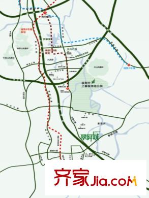 翠屏城區(qū)位圖