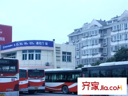 紫金上品苑公交車站（2012-12）