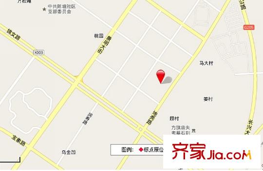 恒信瓏湖國際交通圖