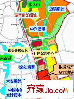 銀城藍(lán)溪郡區(qū)位圖