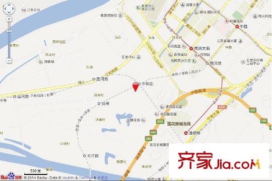 招商雍和府交通圖