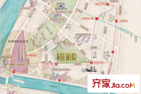 招商雍和府區(qū)位圖