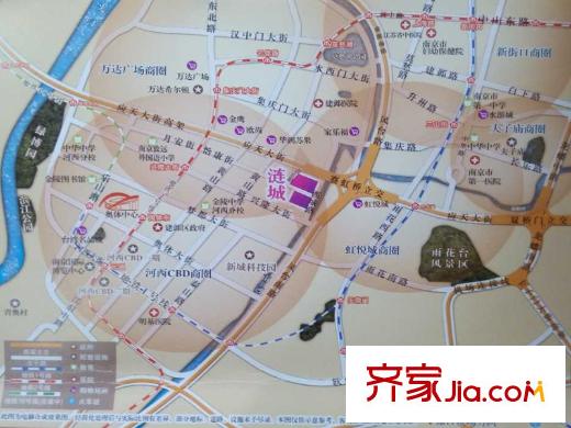 漣城區(qū)位圖