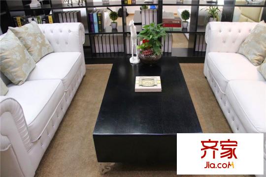 首創(chuàng)立方售樓處洽談區(qū)實(shí)景（2015-10-27）