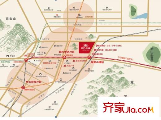 銀億東城交通圖