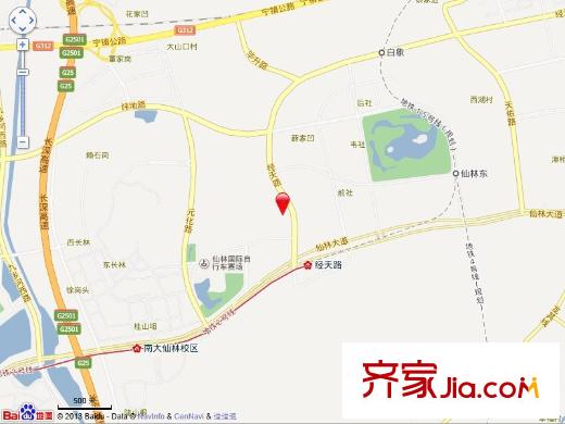 金地湖城藝境交通圖