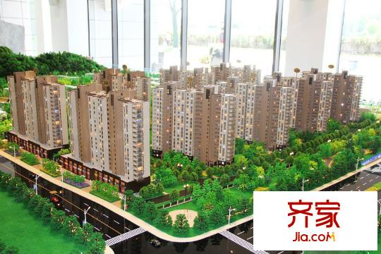 泰達(dá)青筑售樓處沙盤圖（2015-07-22）
