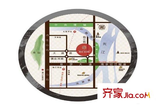雅居樂濱江國際區(qū)位圖（2015-02-02）