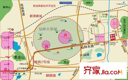 恒大雅苑區(qū)位圖
