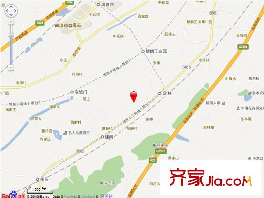 啟迪方洲交通示意圖